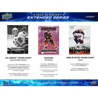 NHL dobozok NHL hokikártyák 2023-24 Upper Deck Extended Series Hobby Box
