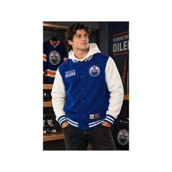 Edmonton Oilers férfi pulóver NHL College Hoodie