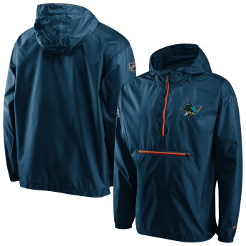 San Jose Sharks férfi kapucnis kabát Iconic Back To Basics Lightweight