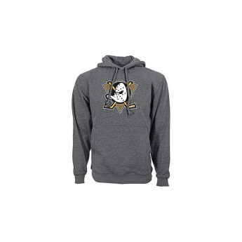 Anaheim Ducks férfi pulóver Core Logo Charcoal Slide grey