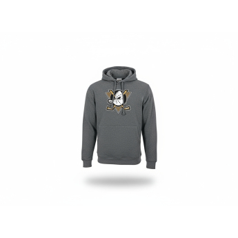 Anaheim Ducks férfi pulóver Core Logo Charcoal Slide grey