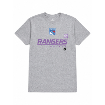 New York Rangers férfi póló NHL Hockey Fights Cancer