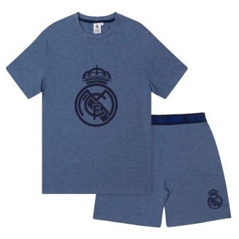 Real Madrid férfi pizsama Short Blue Marl
