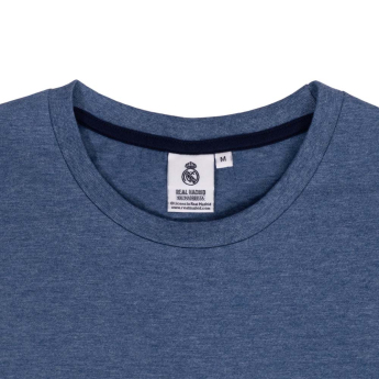 Real Madrid férfi pizsama Short Blue Marl