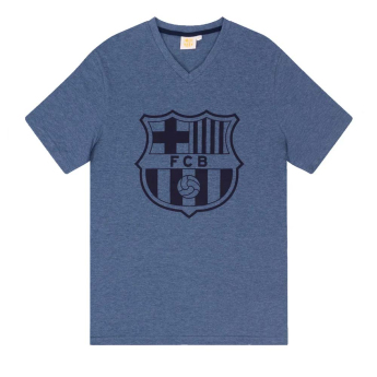 FC Barcelona férfi pizsama Short Blue Marl