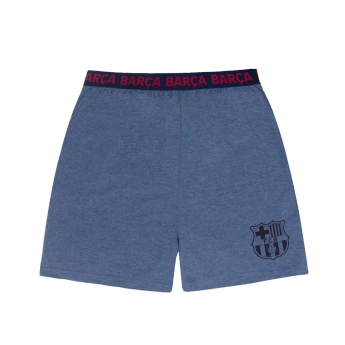 FC Barcelona férfi pizsama Short Blue Marl