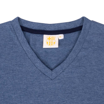 FC Barcelona férfi pizsama Short Blue Marl