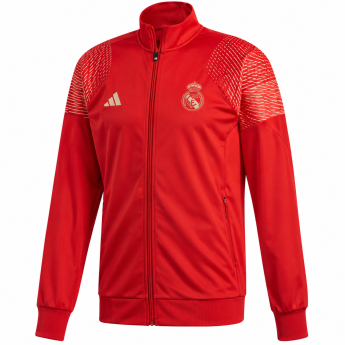 Real Madrid férfi kabát 18 Icons track red
