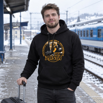 Boston Bruins férfi kapucnis pulóver David Pastrňák #88 Exclusive Collection