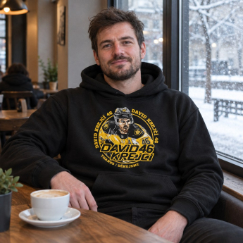 Boston Bruins férfi kapucnis pulóver David Krejčí #46 Exclusive Collection
