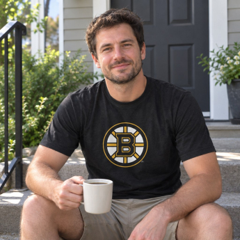 Boston Bruins férfi póló #34 Carl Söderberg black