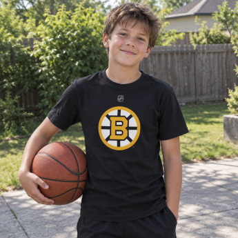 Boston Bruins gyerek póló Primary Logo Ss black