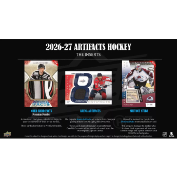 NHL dobozok NHL hokikártyák Deck Artifacts Hockey Hobby Box