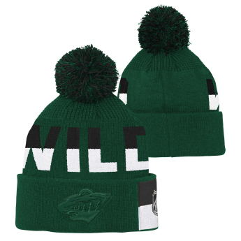 Minnesota Wild gyerek téli sapka Faceoff Jacquard Knit