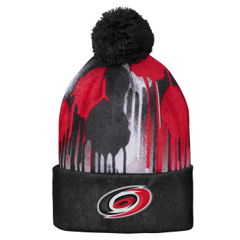 Carolina Hurricanes gyerek téli sapka Paint Splatter Cuffed