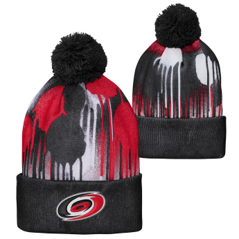 Carolina Hurricanes gyerek téli sapka Paint Splatter Cuffed