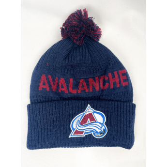 Colorado Avalanche gyerek téli sapka Cufed Knit With Pom
