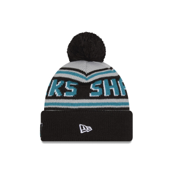 San Jose Sharks téli sapka NHL Pom Wordmark