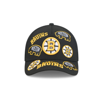 Boston Bruins baseball sapka NHL 9FORTY M-Crown A-Frame Trucker All Over black