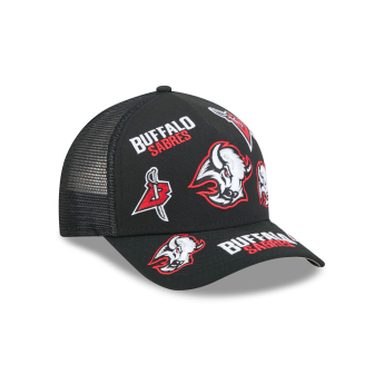 Buffalo Sabres baseball sapka NHL 9FORTY M-Crown A-Frame Trucker All Over black