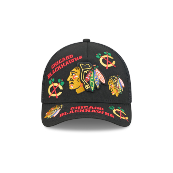 Chicago Blackhawks baseball sapka NHL 9FORTY M-Crown A-Frame Trucker All Over