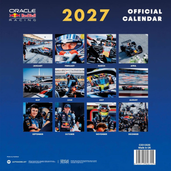 Red Bull Racing naptár Oracle Square 2027