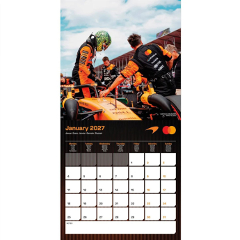 Mclaren Honda naptár Square 2027