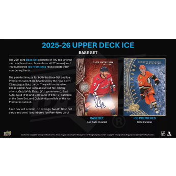 NHL dobozok NHL hokikártyák 2025-26 Ice Hockey Hobby Box