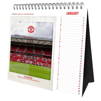 Manchester United naptár Desktop Calendar 2027