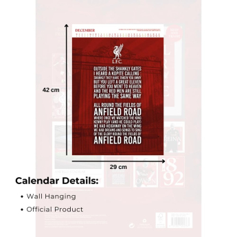 Liverpool FC Deluxe Calendar 2027