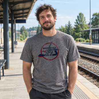 Winnipeg Jets férfi póló grey Retro Tee