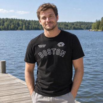 Boston Bruins férfi póló Front 2 Back ’47 SPLITTER Tee