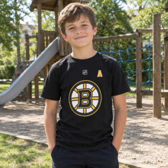Boston Bruins gyerek póló David Pastrňák Flat Alt.Captains N&N B