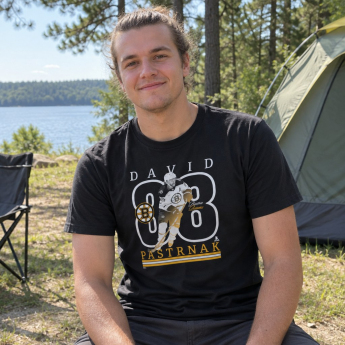 Boston Bruins férfi póló Player Show T-Shirt - Black