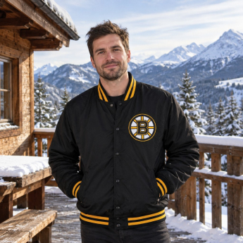 Boston Bruins férfi kabát NHL Drift Track black