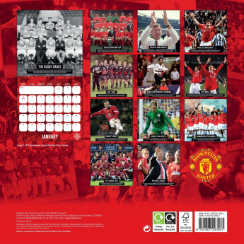 Manchester United naptár Legends Square 2027