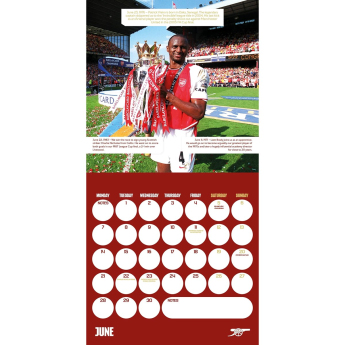 FC Arsenal naptár Legends Square 2027