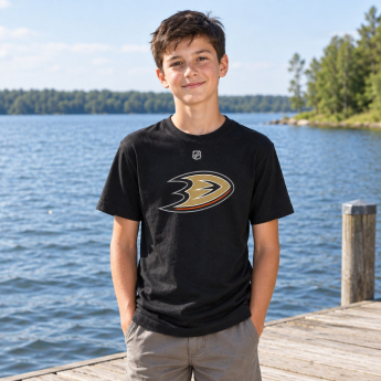 Anaheim Ducks gyerek póló Trevor Zegras black