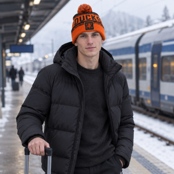 Anaheim Ducks téli sapka Thrive Cuffed Pom