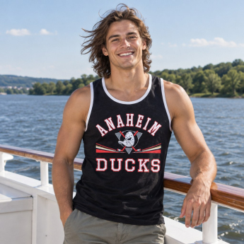 Anaheim Ducks férfi trikó NHL Orange Tank