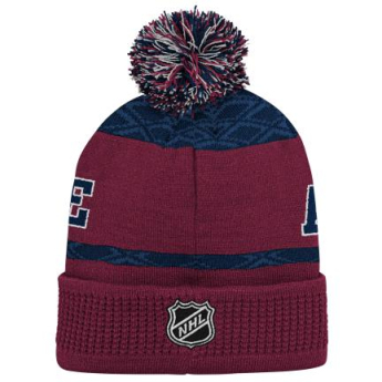 Colorado Avalanche gyerek téli sapka Puck Pattern Cuffed Pom