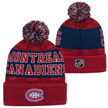 Montreal Canadiens gyerek téli sapka Puck Pattern Cuffed Pom