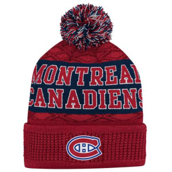Montreal Canadiens gyerek téli sapka Puck Pattern Cuffed Pom