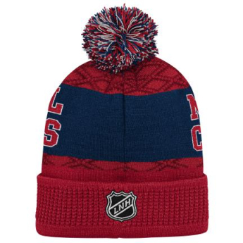 Montreal Canadiens gyerek téli sapka Puck Pattern Cuffed Pom