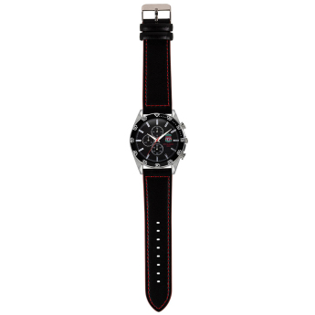 Liverpool FC Mens Leather Strap Chronograph Watch