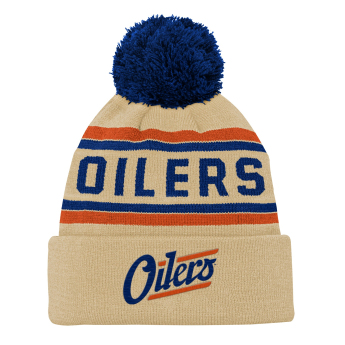 Edmonton Oilers gyerek téli sapka NHL 3Rd Jersey Jacquard Cuff Pom