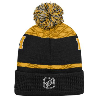 Pittsburgh Penguins gyerek téli sapka Puck Pattern Cuffed Pom