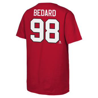 Chicago Blackhawks gyerek póló NHL Flat Name & Number Short Sleeve Cotton