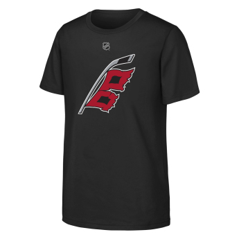 Carolina Hurricanes gyerek póló NHL Flat Name & Number Short Sleeve Cotton