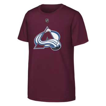 Colorado Avalanche gyerek póló Cale Makar #8 NHL Flat Name & Number Short Sleeve Cotton